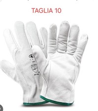 GUANTI DA LAVORO in PELLE  BOVIN TAGLIA 10. In Confezione Da 10 Paia