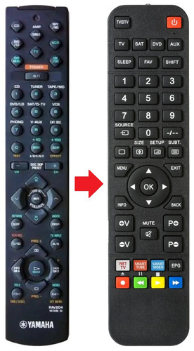 Telecomando adatto per yamaha - per,