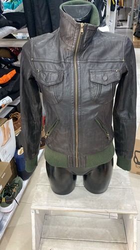 Bershka giacca vera - in, pelle