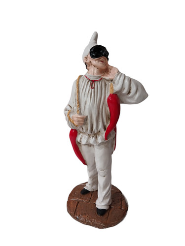 Pulcinella con corno - con,