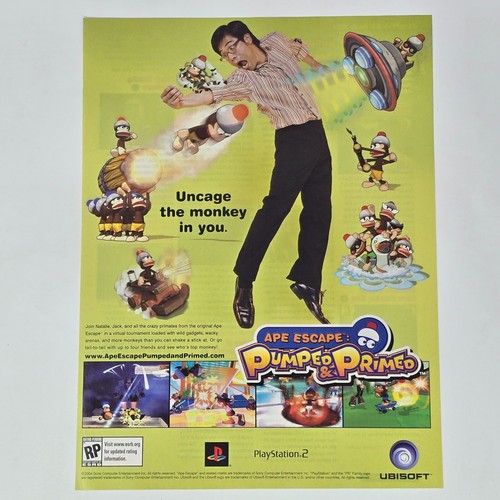 Pubblicità poster ape escape - ape,