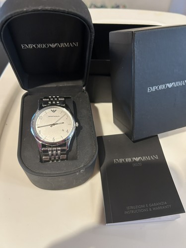 Emporio armani classic silver - emporio,