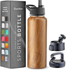 Borraccia in acciaio inox triplo isolamento con coperchio ribaltabile in cannuccia 750 ml