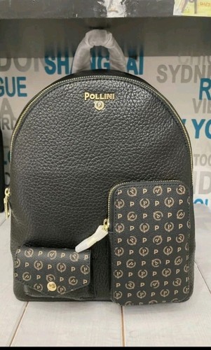 Pollini women backpack black - pollini,