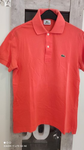 Lacoste polo uomo arancione - lacoste,