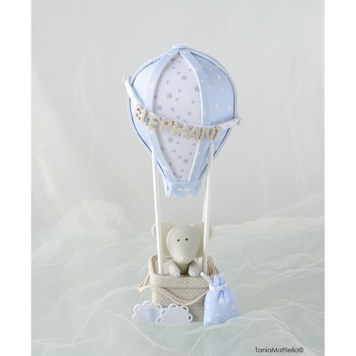Cake topper mongolfiera - cake,
