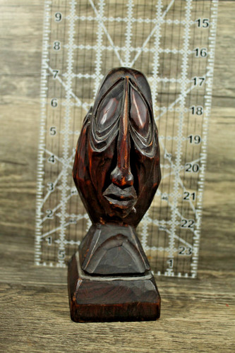 Busto uomo legno - busto,