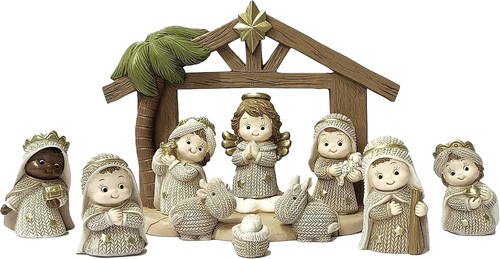 Set presepe natività - presepe, bambini