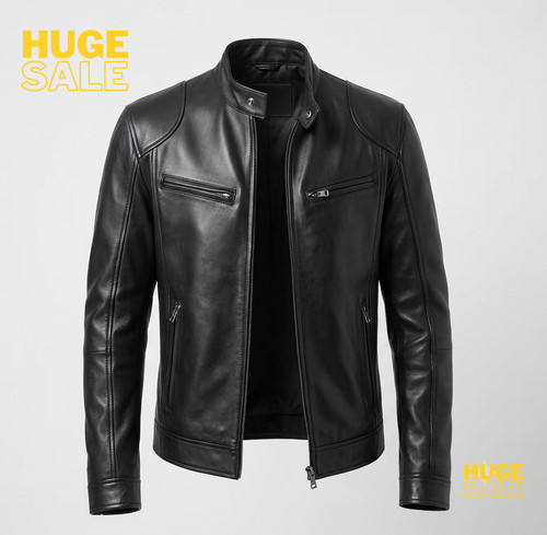 Giacca uomo cafe racer pelle - giacca,