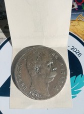  UMBERTO I RE D'ITALIA Scudo 5