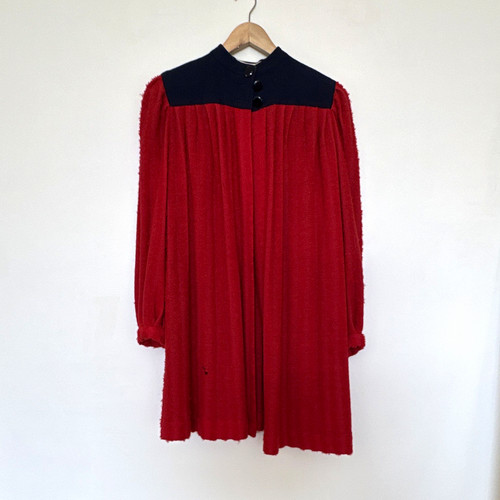 Abito donna lanvin rosso nero - abito,