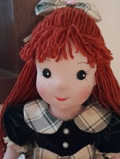 Bambola Stoffa Dai Capelli