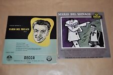 Dischi vinile LP 33 giri 10" - Decca Records Mario Del Monaco - Rarità