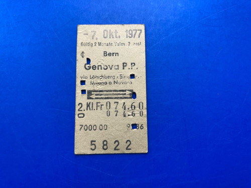 Biglietto ticket treno - ticket,