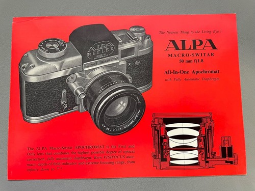 Brochure fotocamera alpa - brochure,