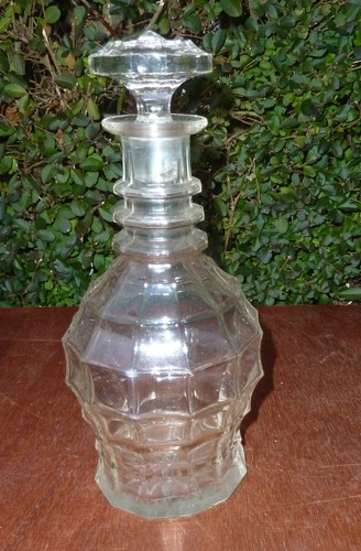 Antica caraffa vetro con - vetro,