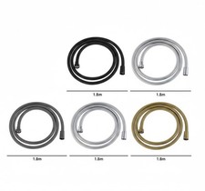 Tubo Flessibile Doccia 180 cm Universale Acciaio/PVC Anti-Torsione Vari Colori