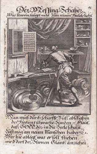 Lavoratore metallo in - di,
