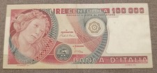 100000 LIRE BOTTICELLI