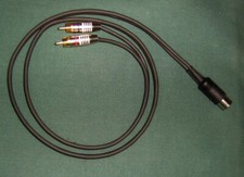 Cavo  Quad 33 /303 / 405  Din 4 Pin  e Connettori Rca rame ofc 1 metro