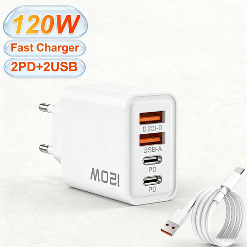 Caricabatterie parete usb - da,