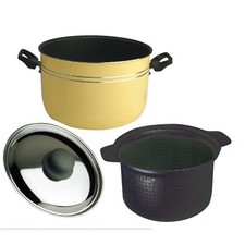 Beaver Brand Cooking Set Yellow Pronto Pasta 22 - Pastaiola da campeggio