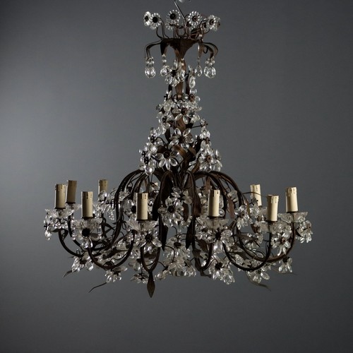 Lampadario antico ferro - lampadario,