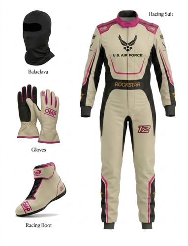 Tuta corsa rockstar kart - corsa, go