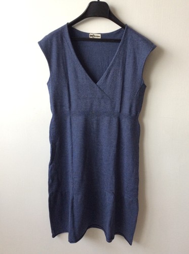 Vestito smanicato blu tezenis - blu,