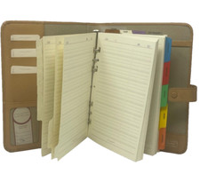 ORGANIZER PIQUADRO IN PELLE BEIGE SENZA RICAMBIO SENZA SCATOLA E GARANZIA