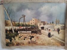 Quadro paesaggio pozzo Dipinto