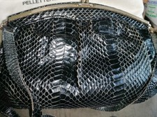 Borsa in pitone vintage con
