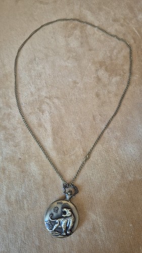 Collana tigre vintage orologio