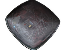 MARCELLO FANTONI - Coppa in ceramica con inserti in smalto - 1960