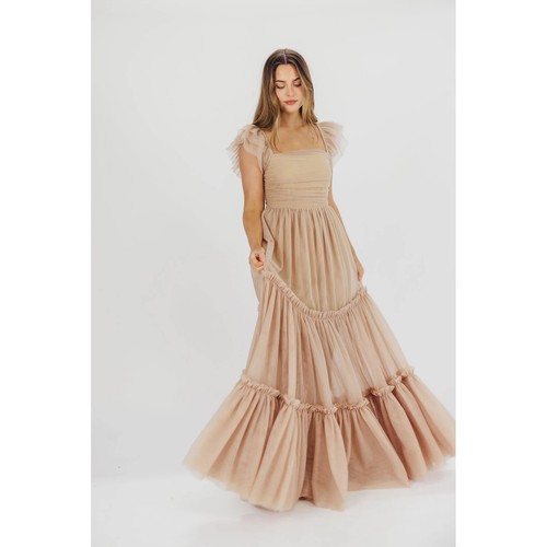 Maxi abito tulle strati - abito,