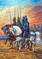 Serigrafia a colori su tela