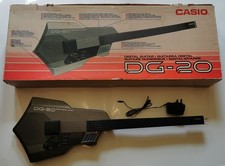 Casio DG-20 Digital Guitar Synth MIDI Controller, Boxato con Alimentatore, Vintage, Giappone