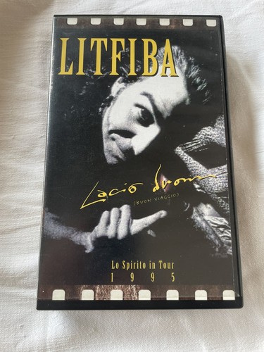 Litfiba lacio drom vhs - lacio,