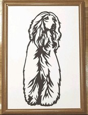 Arte del cane segugio afgano