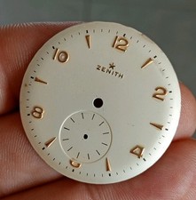 Zenith Dial Ø 32,45 mm Quadrante Stellina (Ristampato) Vintage USED Avory Col.