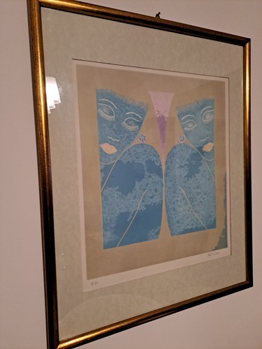 Mimmo rotella litografia - rotella,