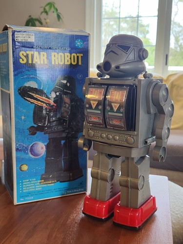Robot vintage star - vintage,