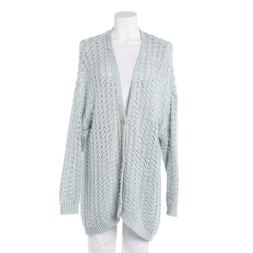 Cardigan twin set blu - cardigan,