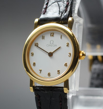 Omega De Ville Cal.1459 22mm Quarzo Quadrante Arabo Bianco Quasi Nuovo Vintage