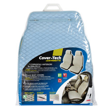 COPRISEDILI UNIVERSALI ANTERIORI AUTO  SKEENTEX AZZURRO-GRIGIO COPPIA SCHIENALI