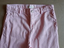 Jeans cropped flare da ragazza in puro cotone rosa Zara 13/14 anni