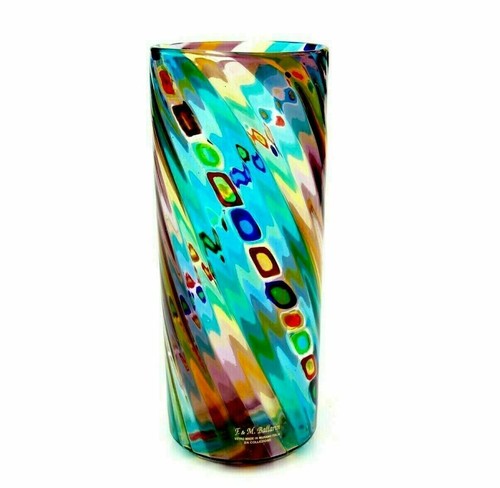 Vaso murrine multicolore - vaso,