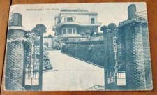  4458 CARTOLINA GROTTAFERRATA VILLA ELOISA VIAGGIATA1942