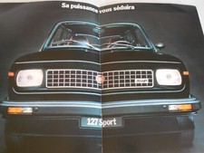 Vintage Genuine Fiat 127 sport