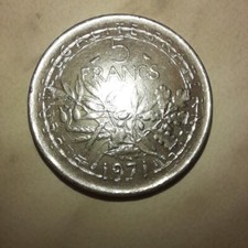 Moneta 5 Franchi 1971 Francia